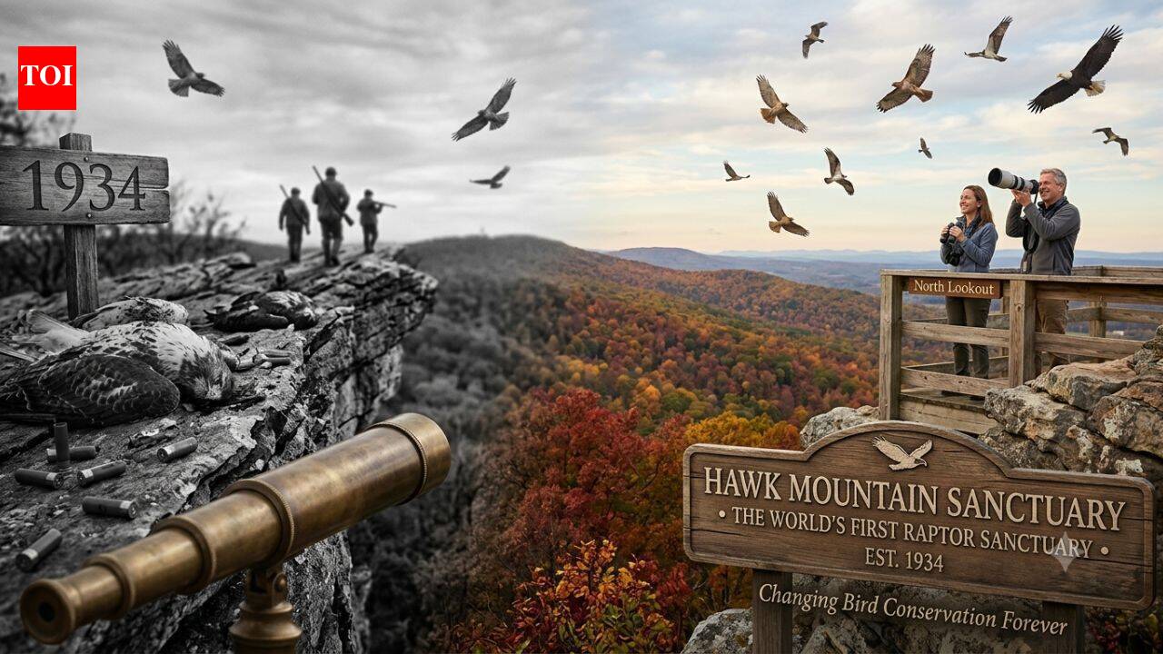 In 1934, this Pennsylvania mountain went from a hawk killing ground to the world's first raptor sanctuary and changed bird conservation forever | World News
