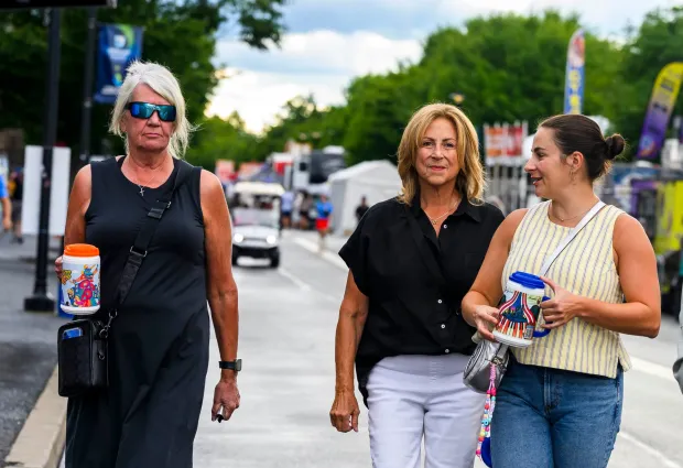 People enjoy the preview night of Musikfest on Thursday, July 30, 2026, in Bethlehem. The annual festival runs through Aug. 9. (April Gamiz/The Morning Call)