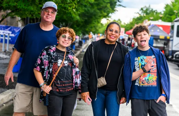 People enjoy the preview night of Musikfest on Thursday, July 30, 2026, in Bethlehem. The annual festival runs through Aug. 9. (April Gamiz/The Morning Call)