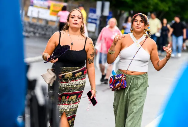 People enjoy the preview night of Musikfest on Thursday, July 30, 2026, in Bethlehem. The annual festival runs through Aug. 9. (April Gamiz/The Morning Call)