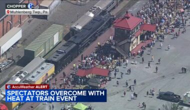 More than 100 treated in Berks County, Pa. as heat impacts crowd gathering to see historic locomotive 'Big Boy'