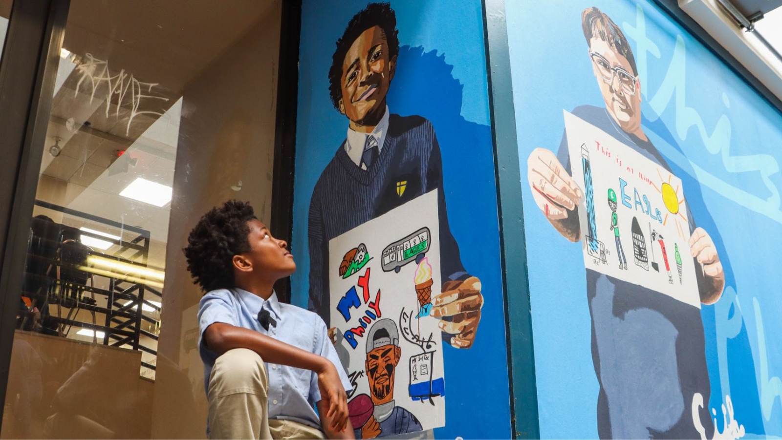 La Salle Academy students see themselves depicted in 'This is My Philly' mural