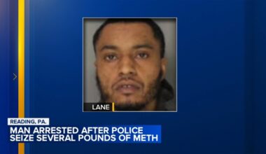 Kyle Lane arrested after police seize several pounds of meth in Reading, Pennsylvania
