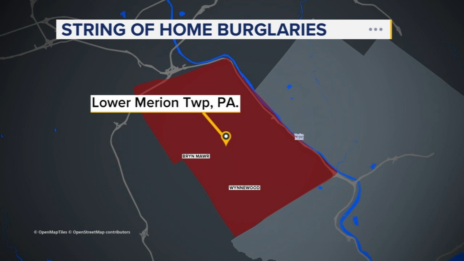 Police warn amid string of home burlgaries in Lower Merion Township, Montgomery County
