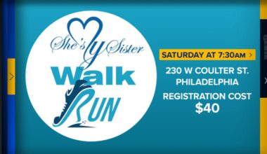 Annual 'She's My Sister Walk/Run' aims to shine light on human trafficking in Philadelphia