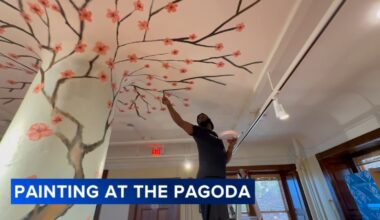 Local artist making his mark inside Reading's famous Pagoda