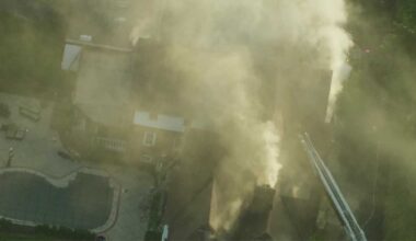 House fire in Edgeworth, Pennsylvania