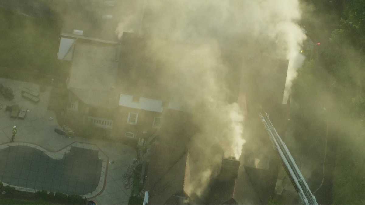 House fire in Edgeworth, Pennsylvania
