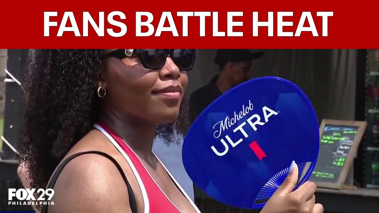 World Cup fans brave the heat at Philly's Fan Fest