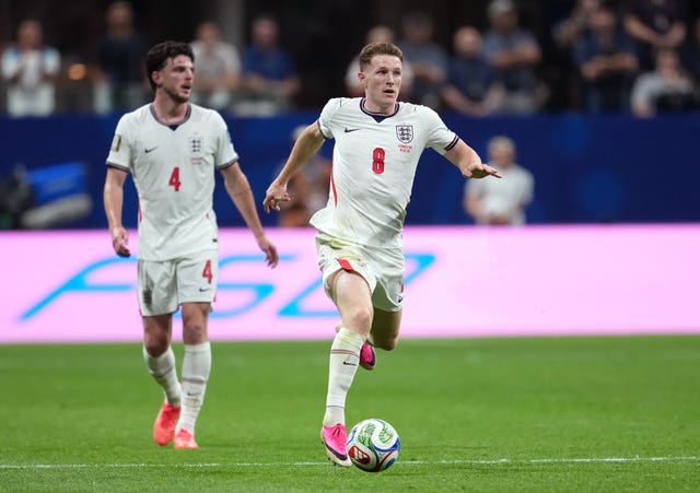 Elliot Anderson was in action for England on Wednesday