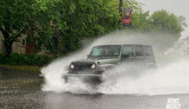 Flood Watch issued for Berks County as heavy rain raises flash flood threat Saturday