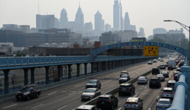 Philadelphia was under an air quality alert due to the smoke from Canadian wildfires earlier this month.