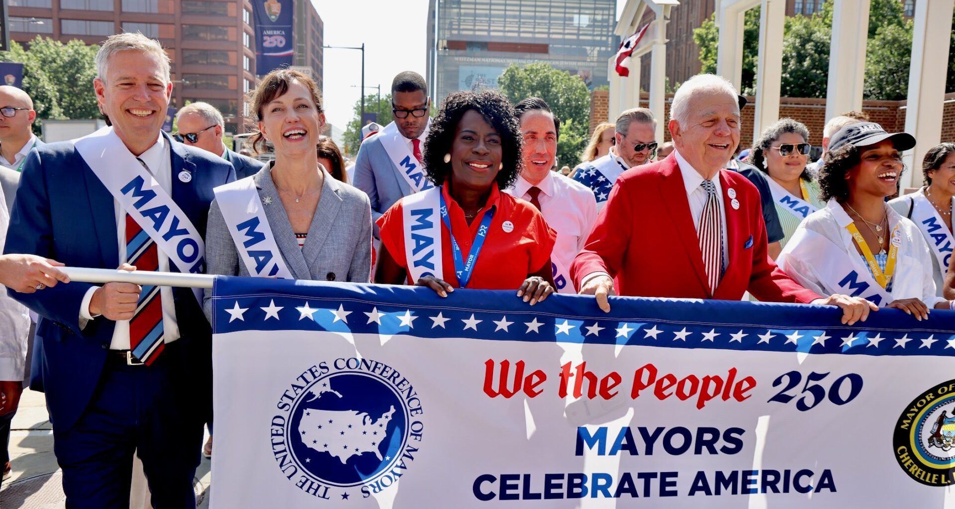 Philadelphia hosts U.S. mayors for America's 250th anniversary