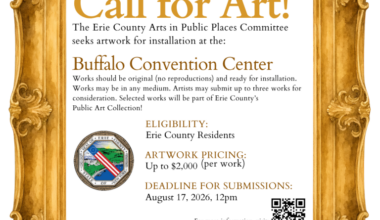 2026 Erie County Call for Art: Small Works
