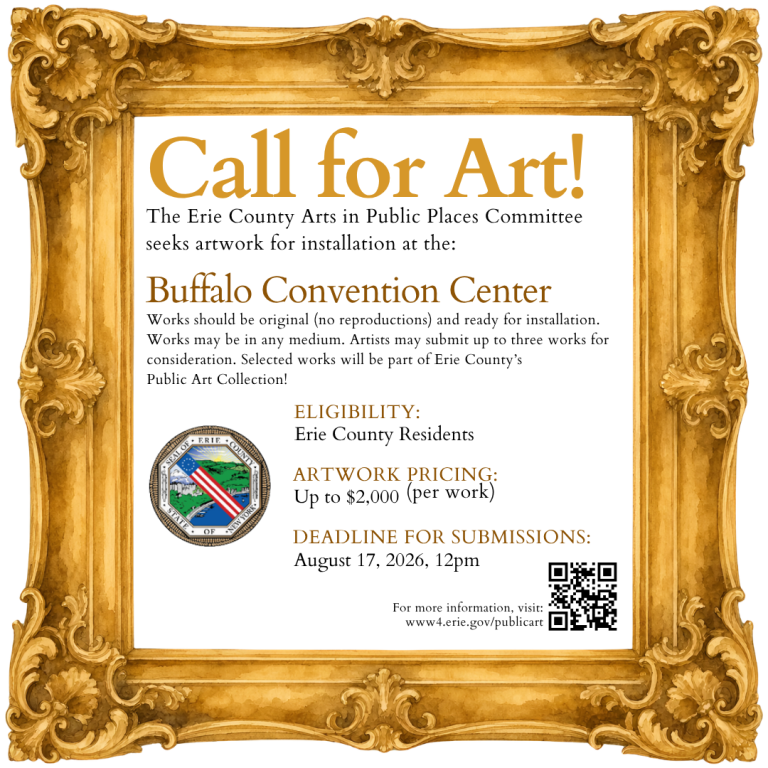 2026 Erie County Call for Art: Small Works