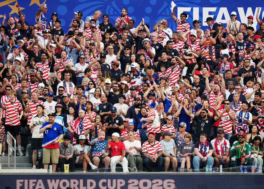 United States fans in the stands