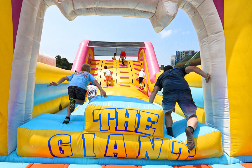 The Big Bounce America has returned to the Greater Philadelphia Expo Center Fairgrounds.