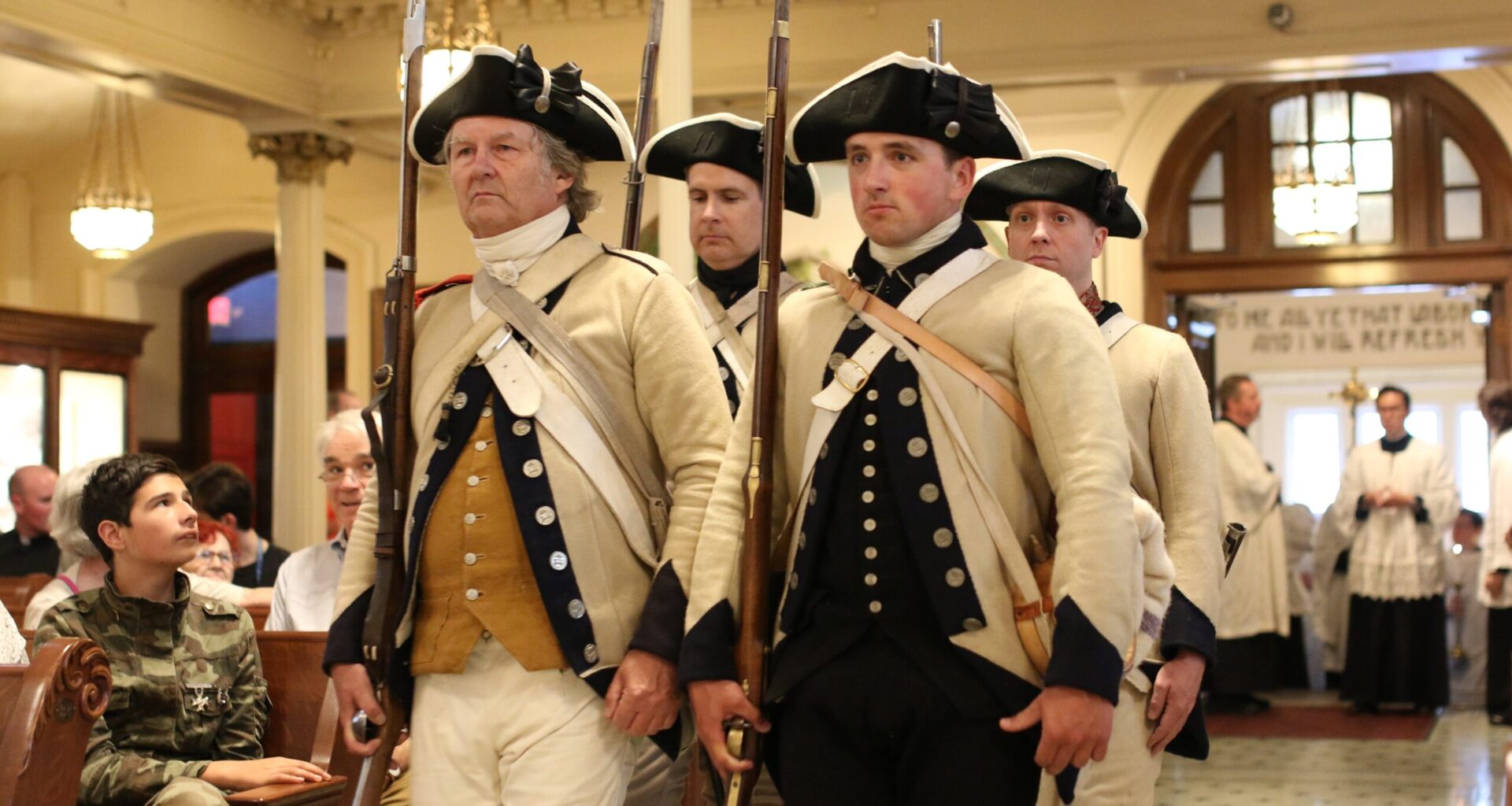 1776-era vespers in Philadelphia transport Catholics to connect faith with American Revolution