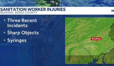 Berks County officials urge caution after workers injured by hazardous trash