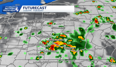 Scattered storms expected in Western Pennsylvania on Tuesday