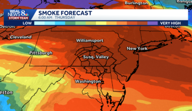 Canadian wildfire smoke brings hazy skies to Pa.