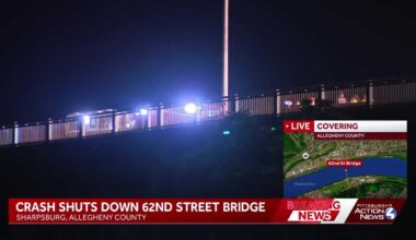 Crash shuts down 62nd Street Bridge