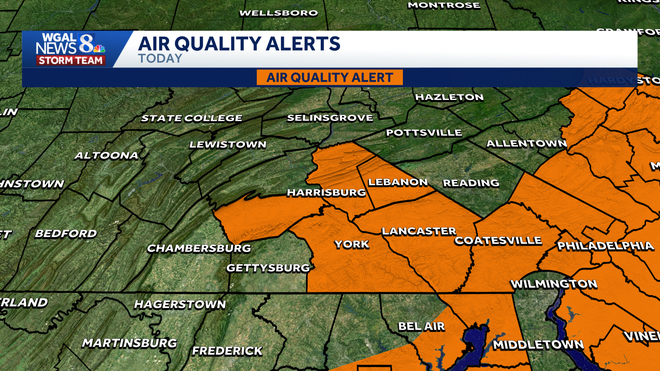 An Extreme Heat Warning is in effect for South-Central Pennsylvania. An Extreme Heat Warning is in effect for South-Central Pennsylvania.