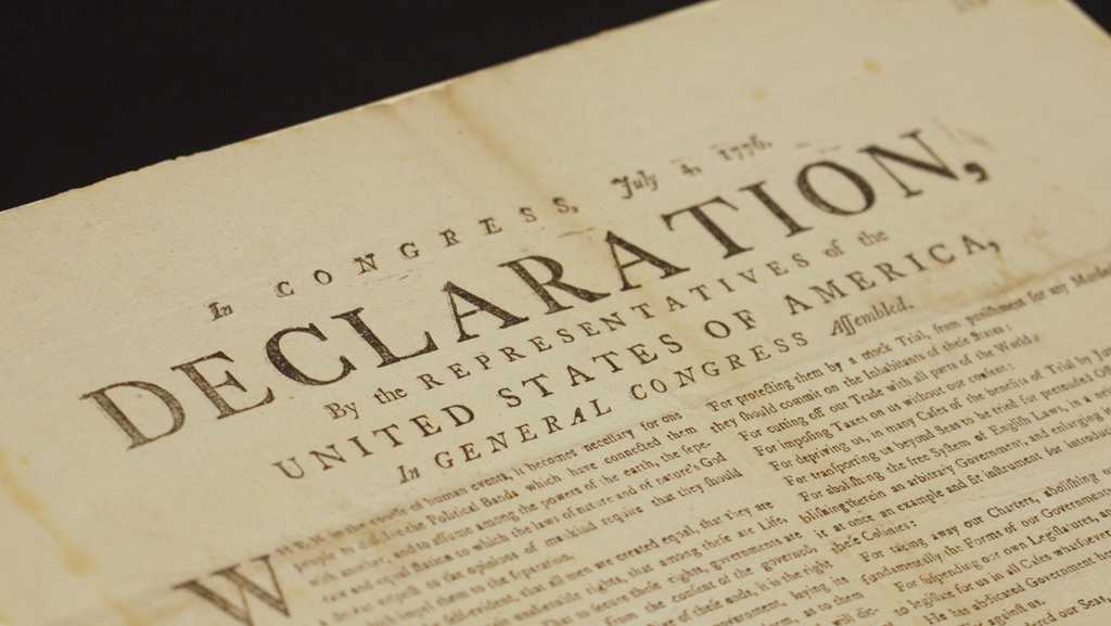 Rare copy of Declaration of Independence found by UK National Archives