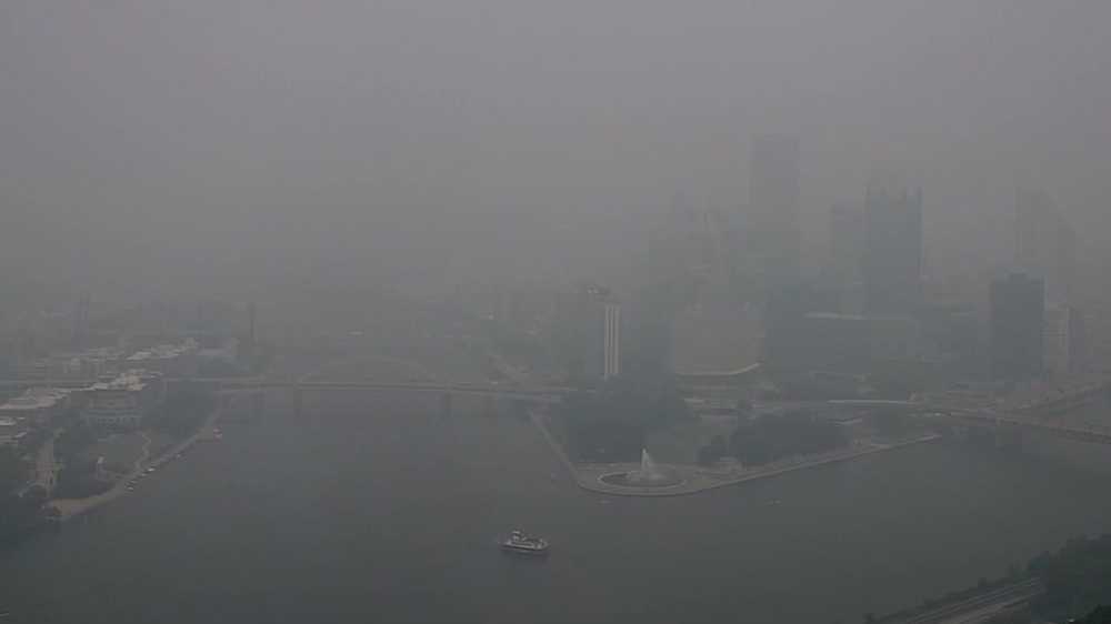 Wildfire smoke in Pennsylvania: See the smoky view of Pittsburgh