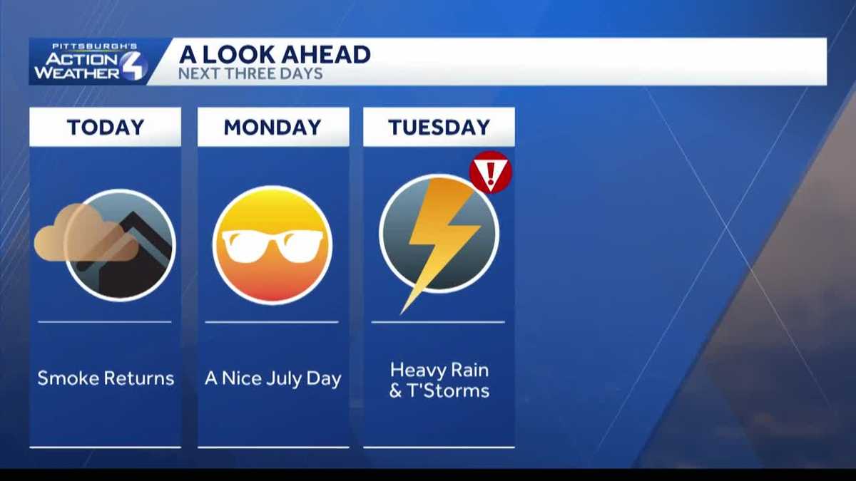 Smoky haze returns to western Pennsylvania