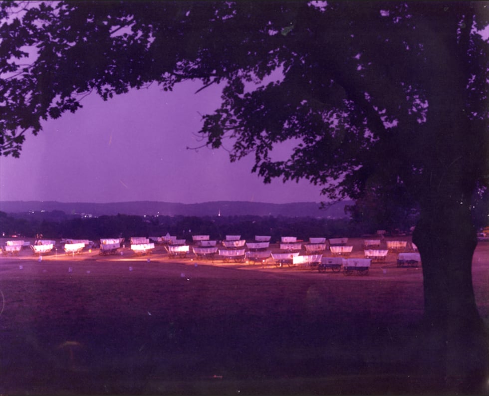 Wagons at Valley Forge
