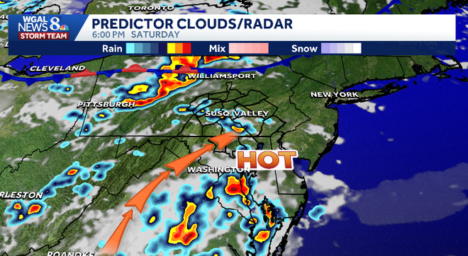 Extreme heat and the chance for storms are in the forecast for South-Central Pa. for the July Fourth holiday weekend. Extreme heat and the chance for storms are in the forecast for South-Central Pa. for the July Fourth holiday weekend.