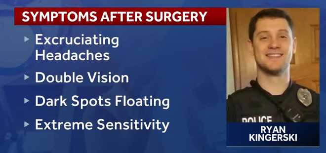 The parents of Ryan Kingerski, a 26-year-old Penn Hills police officer who died by suicide in January 2025, have filed a lawsuit against LASIK Plus and a surgeon, claiming their son was not adequately informed about the risks of LASIK eye surgery. the parents of ryan kingerski, a 26-year-old penn hills police officer who died by suicide in january 2025, have filed a lawsuit against lasik plus and a surgeon, claiming their son was not adequately informed about the risks of lasik eye surgery.