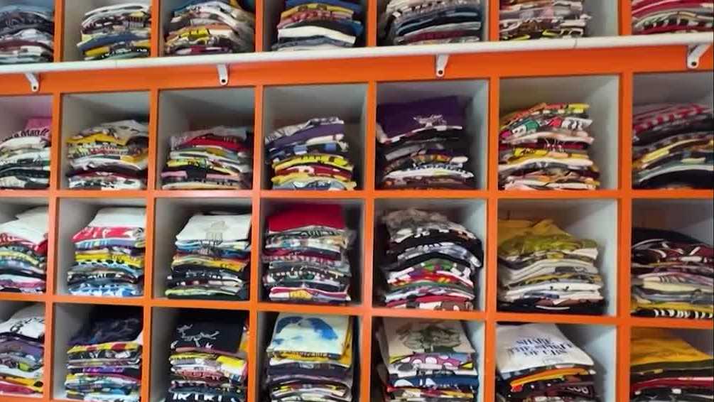 Philadelphia man builds massive T-shirt collection honoring city’s history