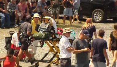 Over 100 people treated for heat illness in Muhlenberg Twp. after 'Big Boy' train delays leave crowds stranded | Berks Regional News