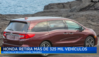 Honda retira más de 325 mil minivanes Odyssey por falla en cámara de reversa | Noticias