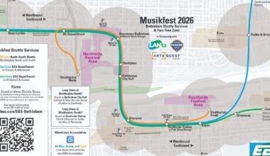 ‘Welcoming, accessible and easy’: ArtsQuest announces expanded shuttle routes for Musikfest 2026 | Bethlehem Area