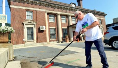 Volunteers spruce up Johnstown Train Station as part of America250PA's Pennsylvania Day | Local News