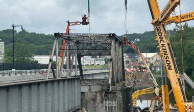 Last of old Cementon Bridge in Whitehall Twp. coming down | Allentown Area