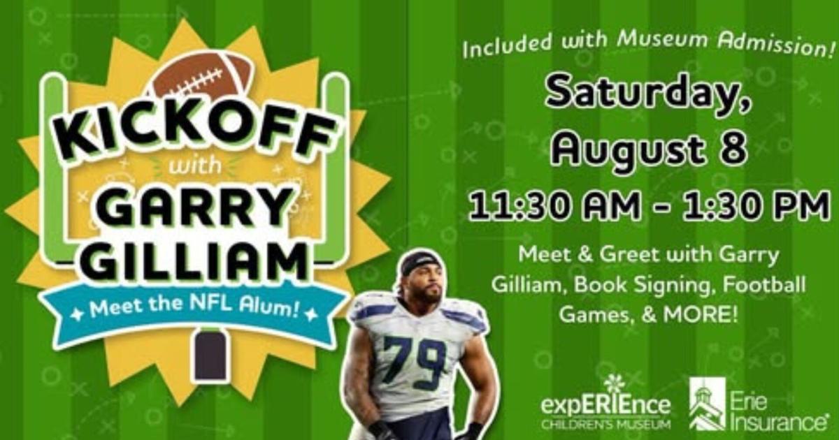 NFL Alum Garry Gilliam to Visit expERIEnce Children’s Museum | News