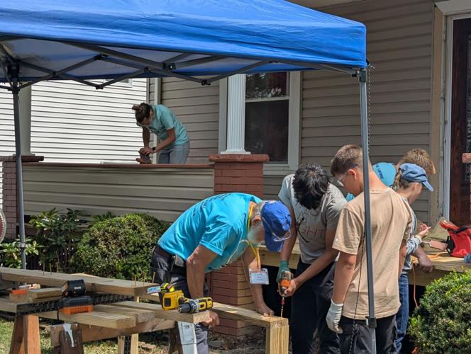 Huron Avenue work site