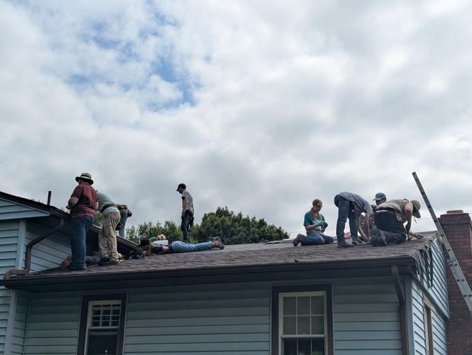 Lattavo Drive roof work