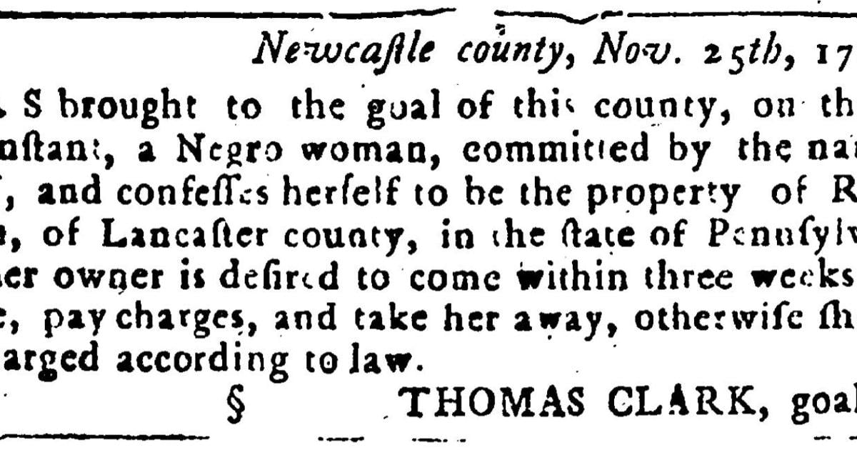 Seeking freedom in the archives of Pennsylvania slavery | Local News