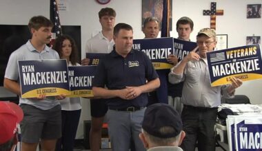 Rep. Mackenzie highlights tax relief, border security at campaign event in Bethlehem Township | State