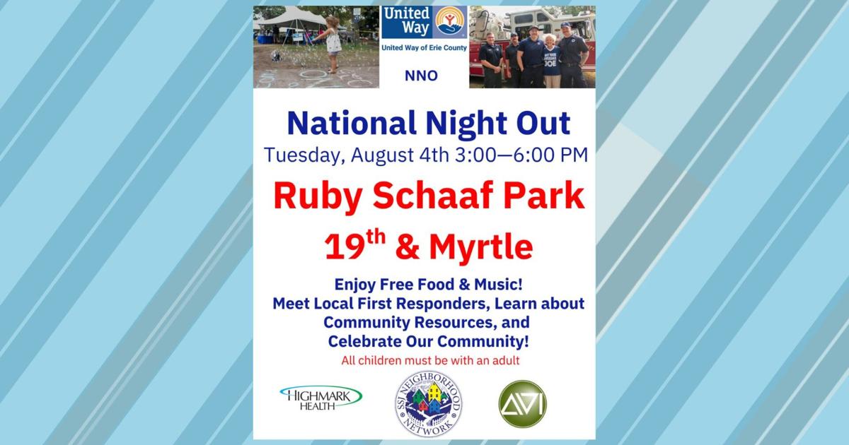 Sisters of St Joseph National Night Out at Ruby Schaff Park | News