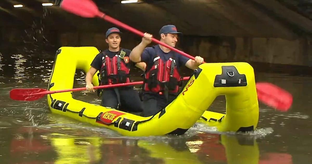 Emergency crews rescue five from car stuck in flood water | Reading Area