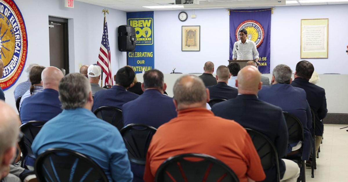 Congressman Ro Khanna Joins Erie Workers for Manufacturing Talk | News