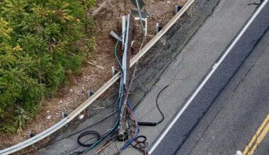 Pole and wires down, part of Route 309 in South Whitehall Township closed for repairs | Traffic