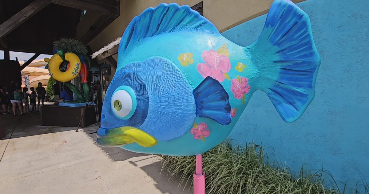Splash Lagoon's Iconic Fish Gets a Colorful Makeover | News