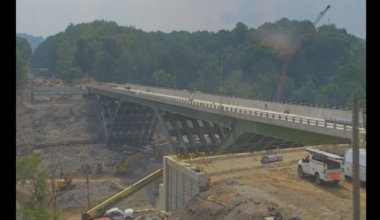 New Parkway East bridge being slid into place, PennDOT says